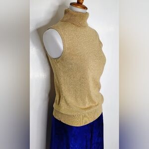 GOLD SPENSE TURTLE NECK